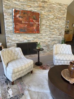 Custom Upholster Antique Slipper Chairs - set of 2