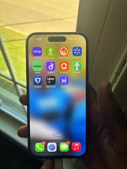Apple iPhone 15 with Cracked Screen