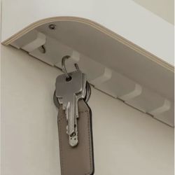 Wooden Shelf Key Holder 