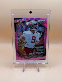 2025 Emeka Egbuka Panini Prizm pinkk Rookie Card