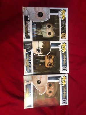 Photo Set of 3 Harry Potter and fantastic beasts and where to find them pop! Figures