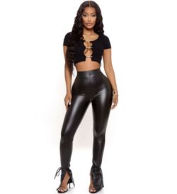 Faux Leather Leggings