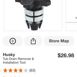 Husky Tub Drain Removal