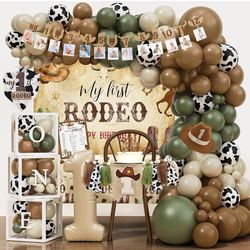 First Rodeo / Western / Cowboy Party Decorations