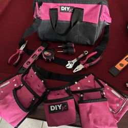 Kids Diy Toolbag And Belt With Tools