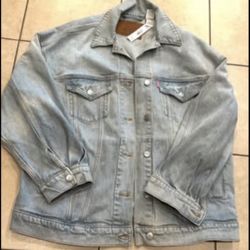 Brand new with tags  Victoria Secret Pink Oversized Denim Jacket Size Medium $20