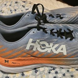Hoka One One Mach 5 Running Shoes Men’s Size 14 Blue/Orange 