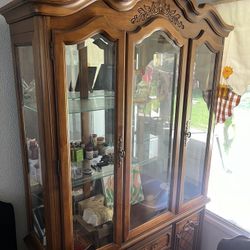 Cabinet. Hard Wood. Solid.