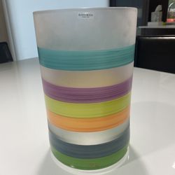 Vintage KOSTA BODA Vase by Monica Backstrom (c.1970)  Hand Painted