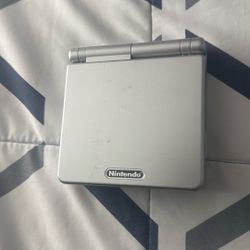 Nintendo GBA SP (AGS-001, Cobalt Silver)