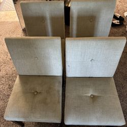 Set Of 4 Dining Table Chairs