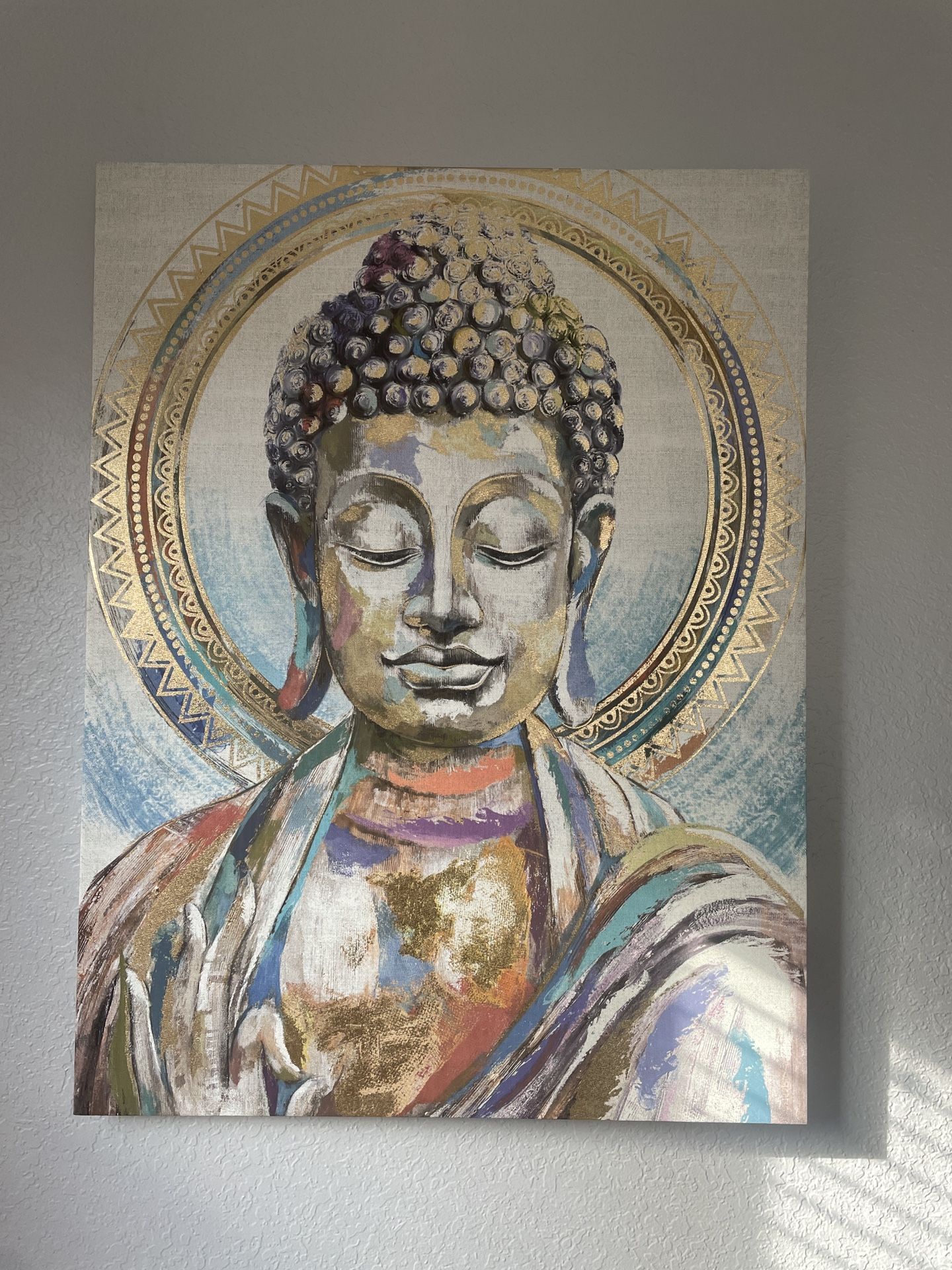 Large Buddha Canvas
