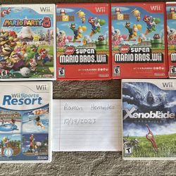 Wii Games And Accesories (Different Prices)