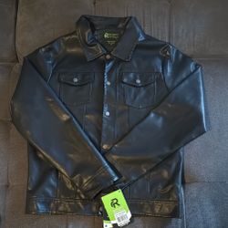 Brand New Faux Leather Jacket 