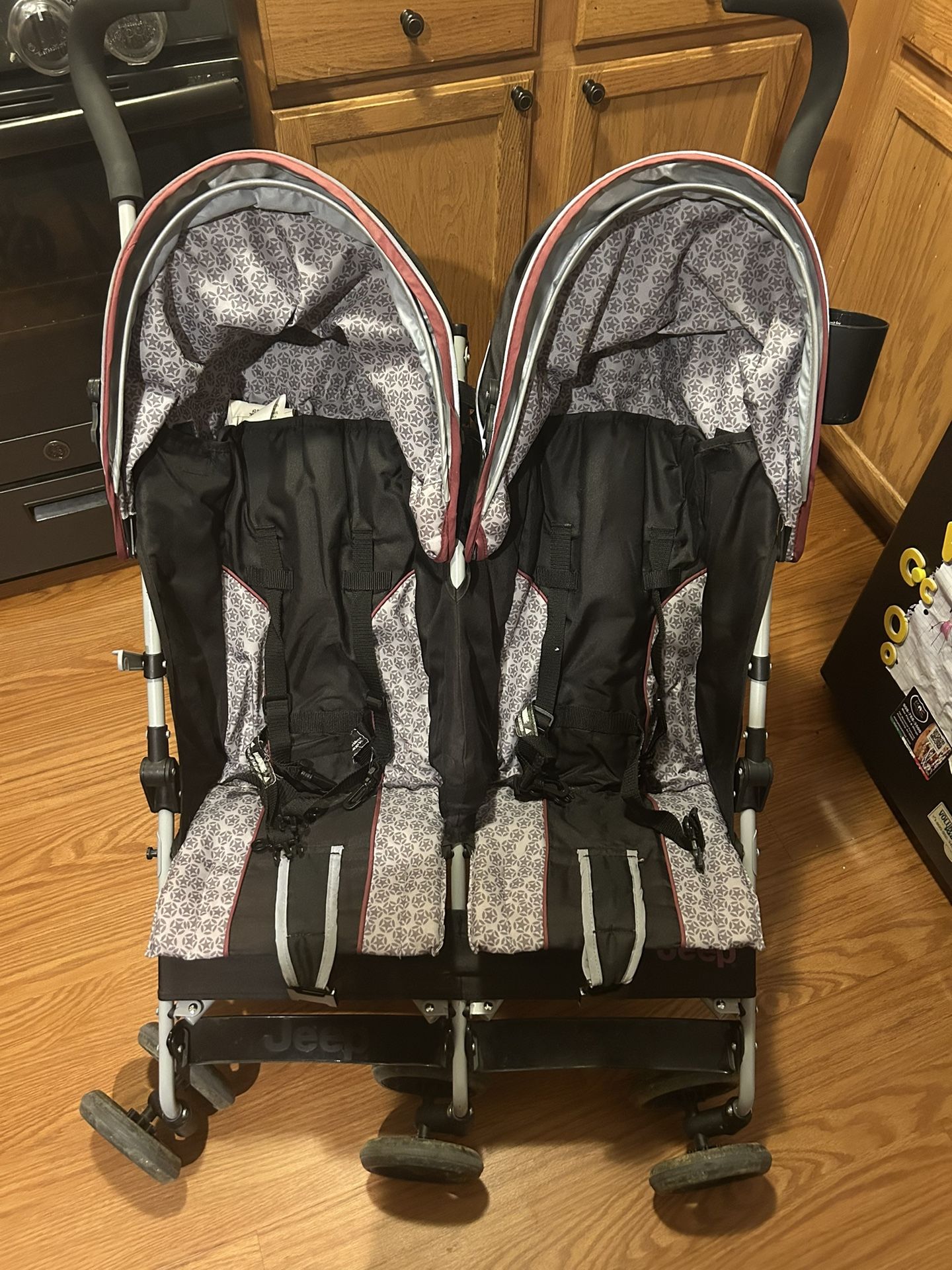 Jeep Side By Side Double Stroller