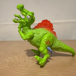 Dinosaur with red crest