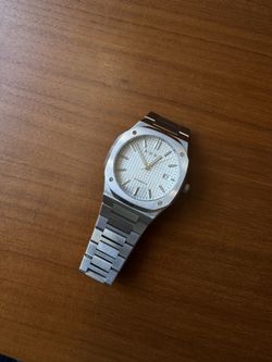40mm silver watch