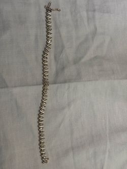 14 karat gold tennis bracelet
