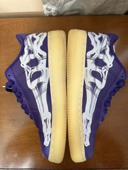 Purple Skeleton Air Force 1 