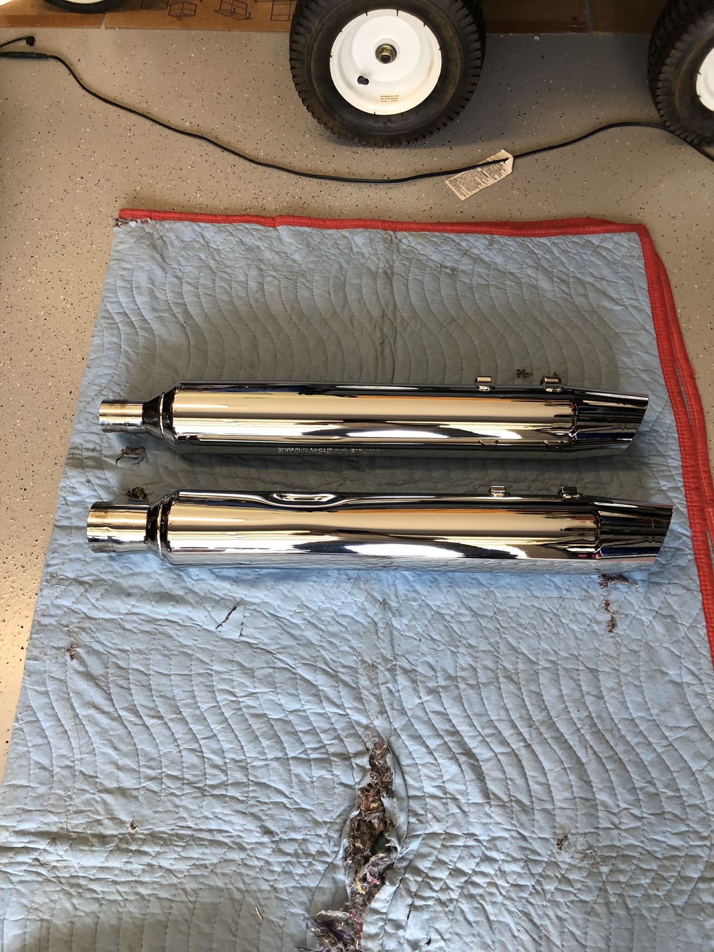 Harley Davidson Touring Chrome Mufflers