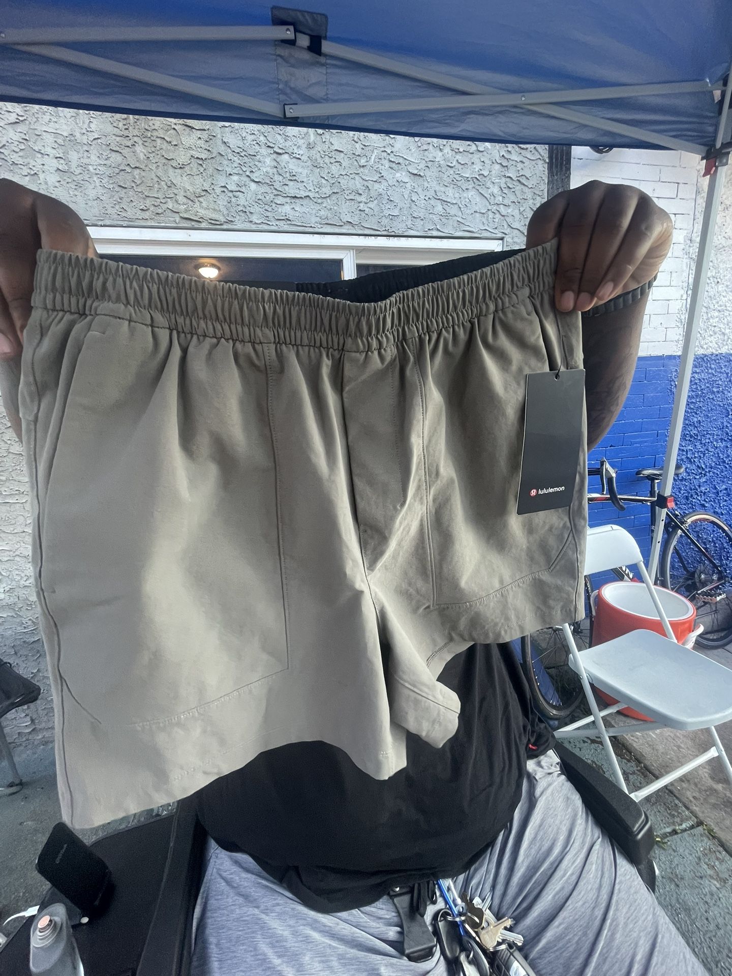 Grey Medium Lulumelon Bowline Shorts 5"