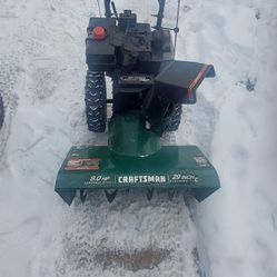 Snowblower craftsman 