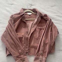 Corduroy American Eagle button jacket 