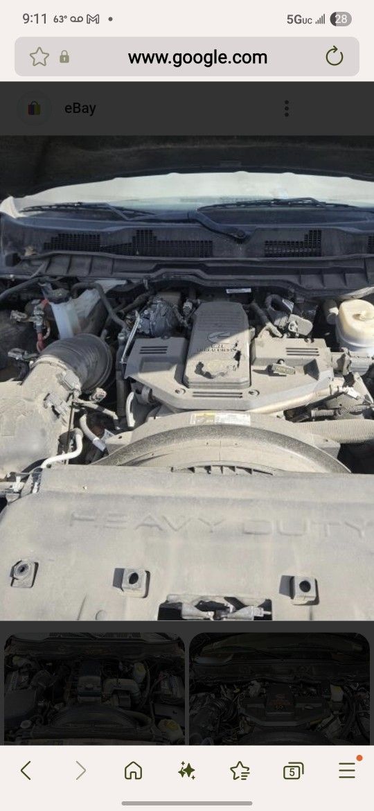 2016 Dodge 2500 V6 Turbo Diesel Motor