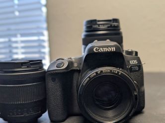 CANON 77D /W  FLASH 📸