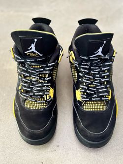 Jordan 4 Yellow Thunder size 10