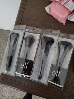 Elf new make up brushes, each