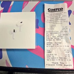 Apple AirPods Pro Second Generation With Costco receipt, Opened For Testing Only