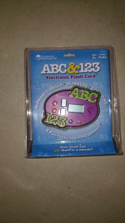 Learning Resources ABC/123 Electronic Flash Card