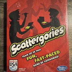 NEW Scattergories Board Game, Game of Categories, Family Board Games for Adults and Teens, Fun Party Games for 2 to 4 Teams, Word Games, Ages 13+