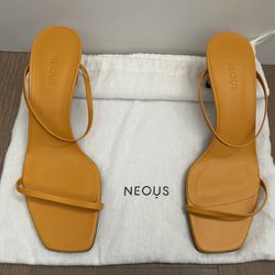 NEOUS Yellow Heeled Sandals