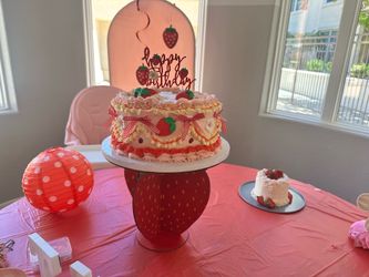 Strawberry Cake Stand