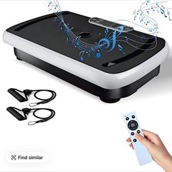 HopHorse 3D Vibrating Plate Exercise Machine with Remote Control – 1-99 Speed Levels, 5 Auto Modes, 400LB Whole Body Workout Fitness Equipment for Hom