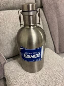 2L Toolbox Brewing Insulated Stainless Steel Growler Travel Cup Bottle