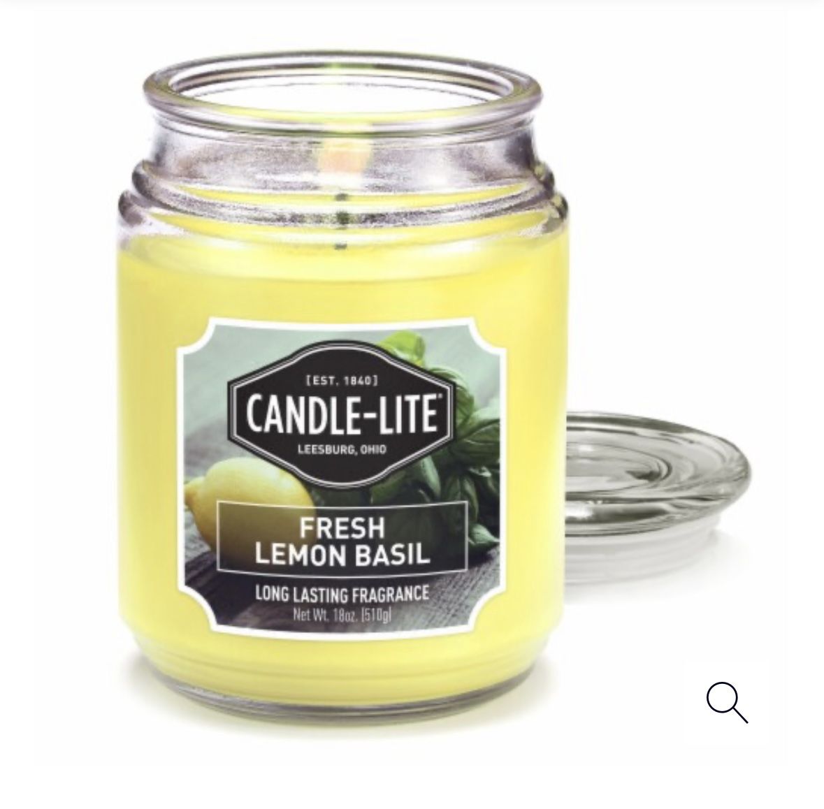 Candle-Lite Fresh Lemon Basil 18oz