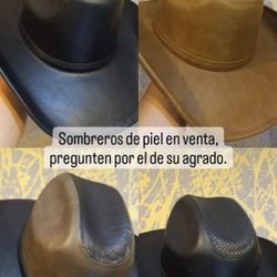 cowboy hat leather