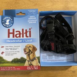 Halti Headcollar Black Size 3