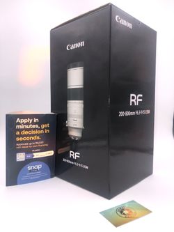 Canon RF 200-800mm f 6.8-9 for limited time only at Downey Camera