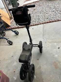 Knee Scooter with Bag and All-Terrain Wheels