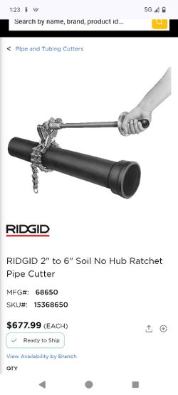 Soil Pipe Cutters