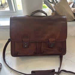 Lord Jim Real Leather Satchel Messenger Computer Bag