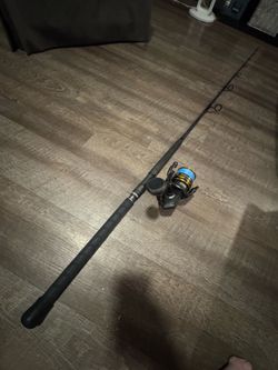 (Murrieta) Penn Battle 4 6000 / Californian 7’6” Tri helix salt water spinning fishing combo. Like new