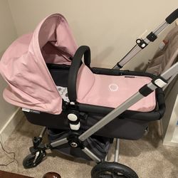 Bugaboo Cameleon 3 Pink Bassinet Stroller 