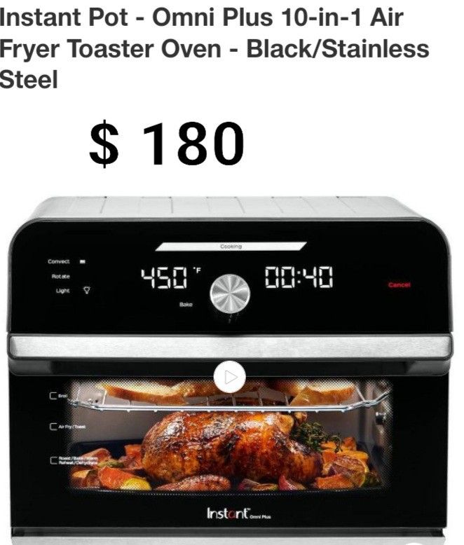 Brand New Air Fryer And Toaster Oven By Instant Pot