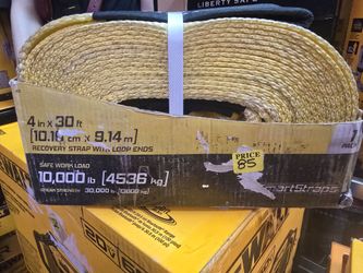 TOW STRAP WITH LOOPS