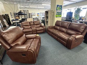 3 pcs sofa set recliners
